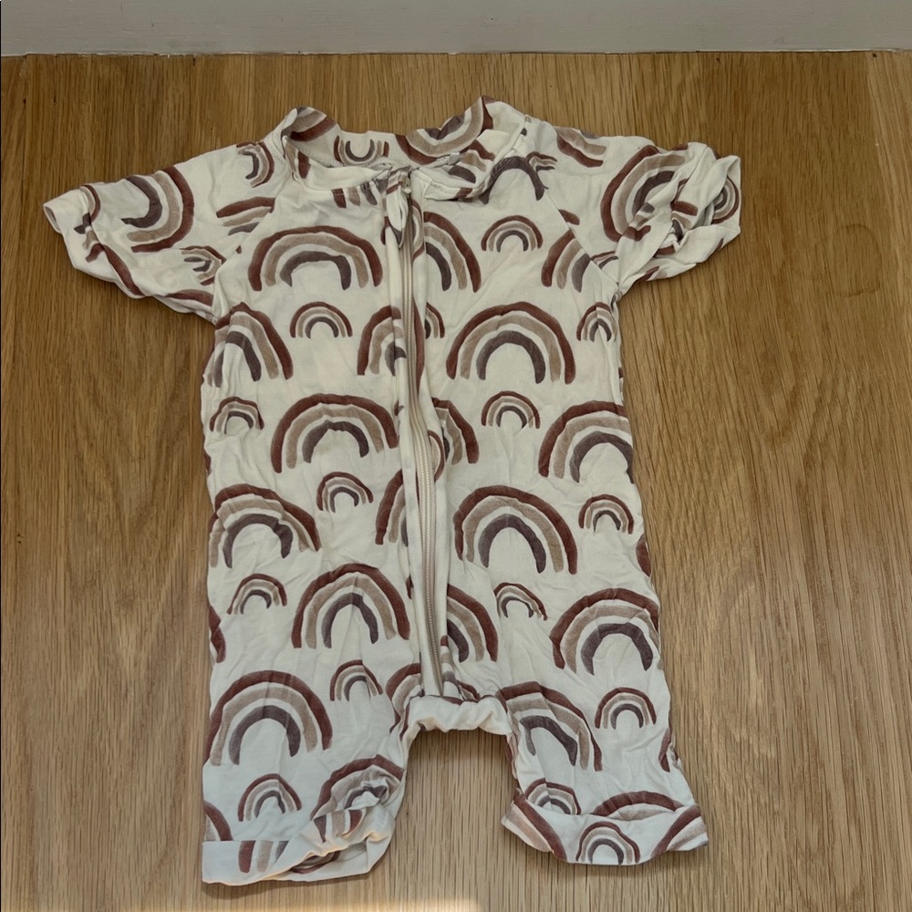 NWOT Bundle Of Joy Rainbow Print Kids One Piece